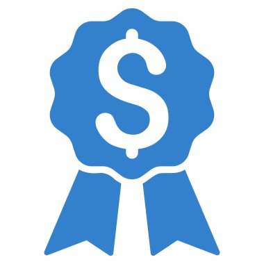 Bankacılık Ödülü düz vektör simgesi