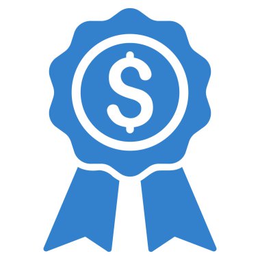 İş Ödülü düz vektör simgesi