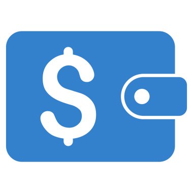 Çanta düz vektör simgesi