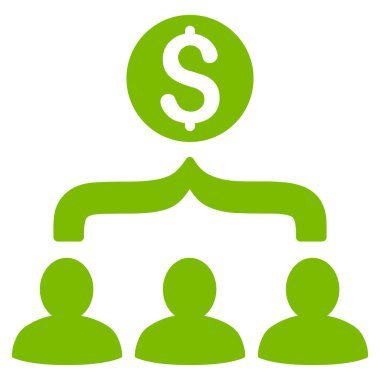 Satış Huni düz vektör simgesi