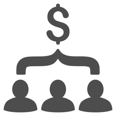 Satış Huni düz vektör simgesi