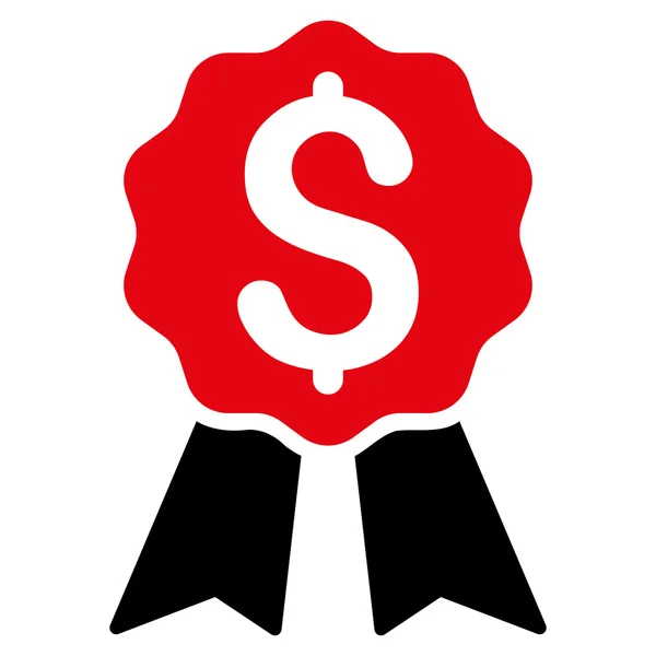 Banking Award Icona vettoriale piatta — Vettoriale Stock