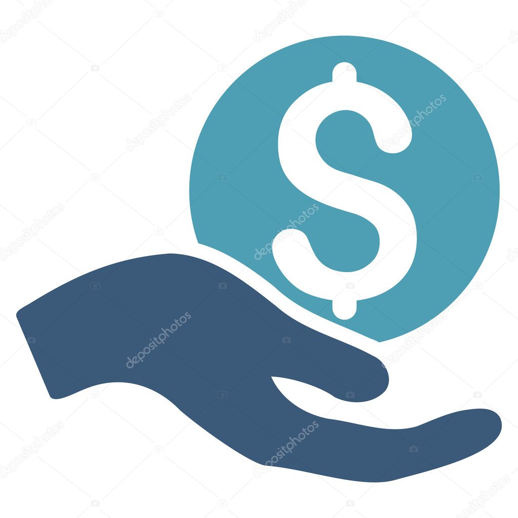 Geld Spenden Flat Vector Icon Stockvektor C Ahasoft