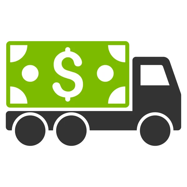 Cash Delivery Flat Glyph Icon — Stock Photo, Image