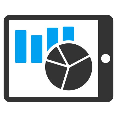 Pda düz vektör simge listeleri