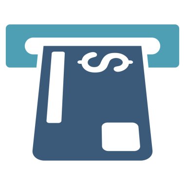 Ödeme Terminal düz vektör simgesi