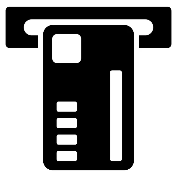 Ticket Machine platte Vector Icon — Stockvector