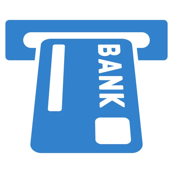 Ícone de vetor plano terminal ATM — Vetor de Stock