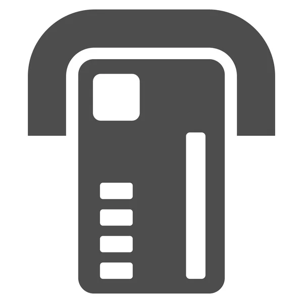 ATM-Machine platte Vector Icon — Stockvector