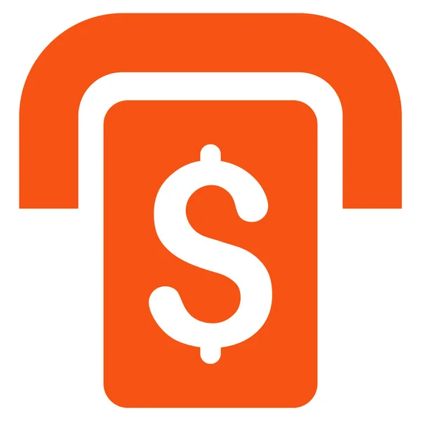 Płaskim Cashpoint wektor ikona — Wektor stockowy