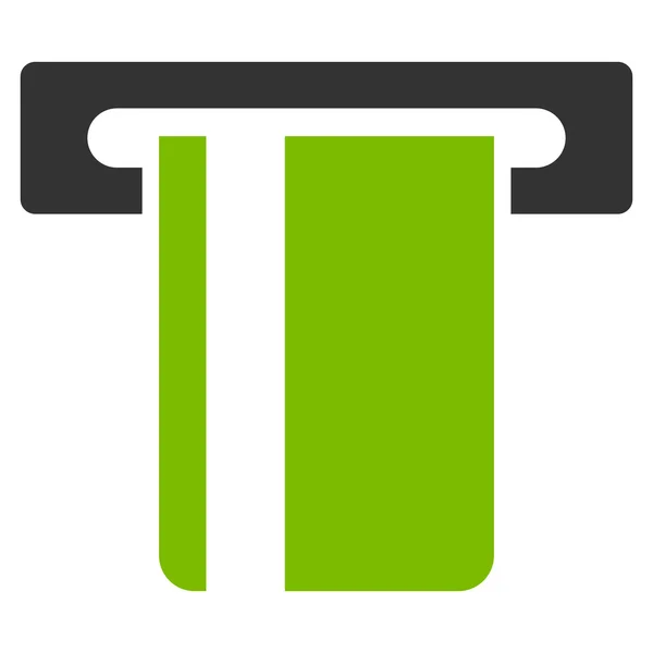 ATM Terminal flacher Vektor Symbol — Stockvektor