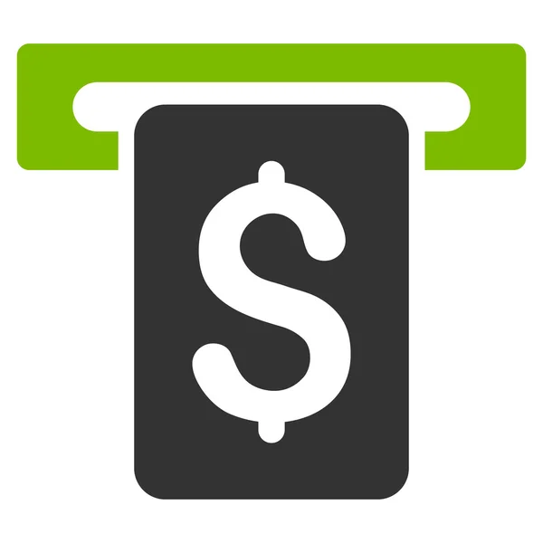 Peníze stáhnout plochý vektorové ikony — Stockový vektor