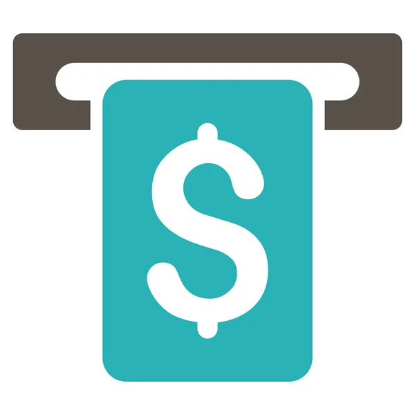 Cash trekken platte Vector Icon — Stockvector