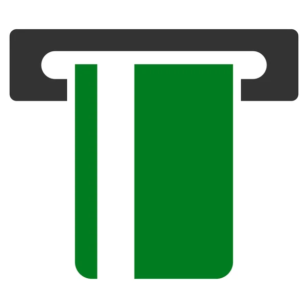 Icono de vector plano terminal ATM — Vector de stock