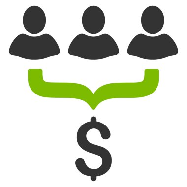 Satış filtre düz vektör simgesi