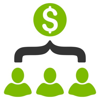 Satış Huni düz vektör simgesi