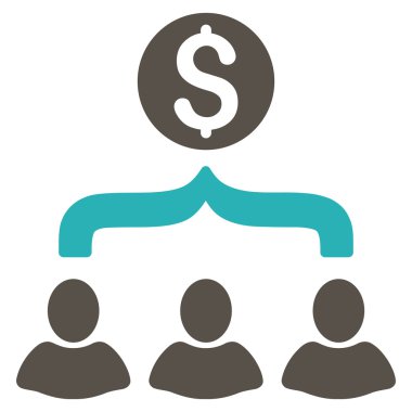 Satış Huni düz vektör simgesi