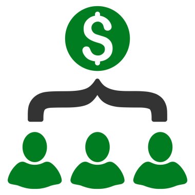 Satış Huni düz vektör simgesi