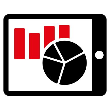 Pda düz vektör simge listeleri