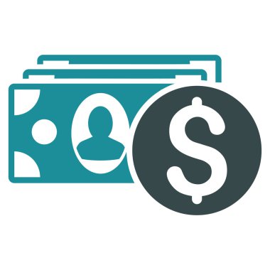 Nakit düz vektör simgesi