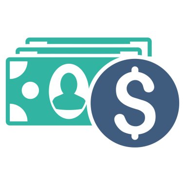 Nakit düz vektör simgesi