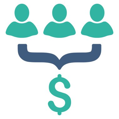 Satış filtre düz vektör simgesi