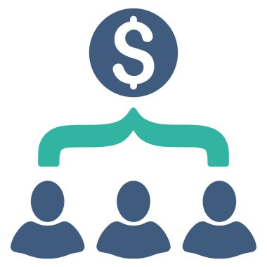 Satış Huni düz vektör simgesi