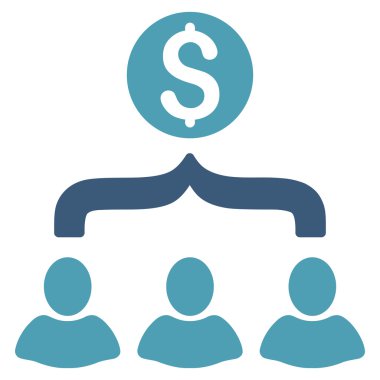 Satış Huni düz vektör simgesi