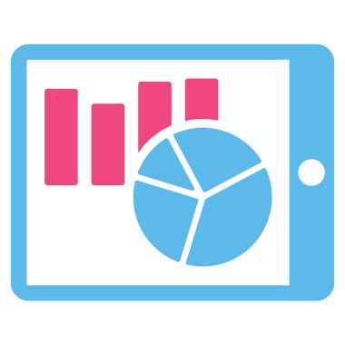 Pda düz vektör simge listeleri