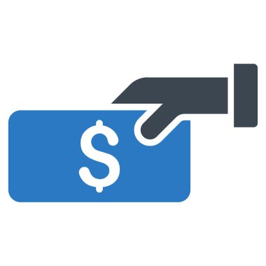 Düz vektör simge ödeme