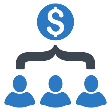 Satış Huni düz vektör simgesi