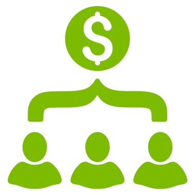 Satış Huni düz vektör simgesi