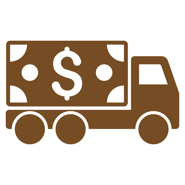 Cash Delivery Flat Vector Icon — Stock Vector