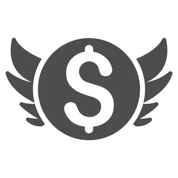 Angel investice ploché vektorové ikony — Stockový vektor