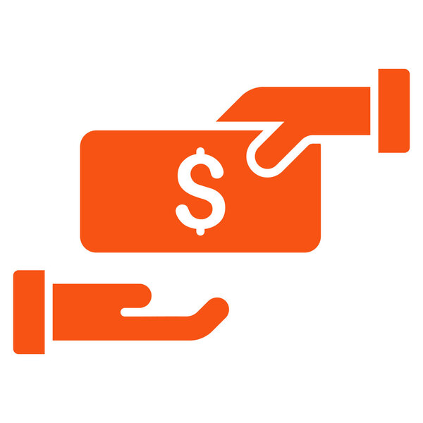 Векторная икона взятки
