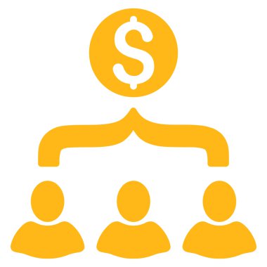 Satış Huni düz vektör simgesi