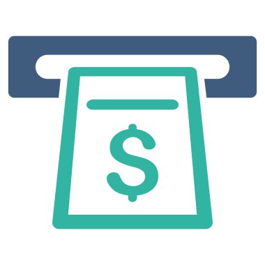 Para düz vektör simgesi