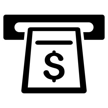 Para düz vektör simgesi