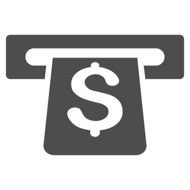 Ödeme Terminal düz vektör simgesi