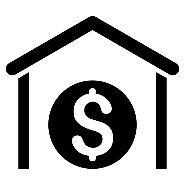 Money Storage Flat Vector Icon — Stock Vector