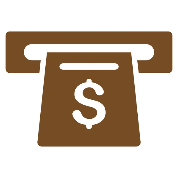 Betaling sleuf platte Vector Icon — Stockvector