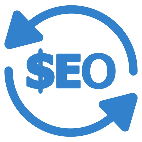 Atualizar ícone de vetor plano Seo —  Vetores de Stock