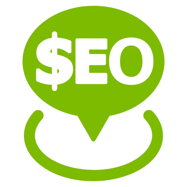 Геотаргетинг Seo Flat Vector — стоковый вектор