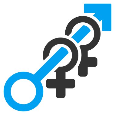 Harem düz vektör simgesi