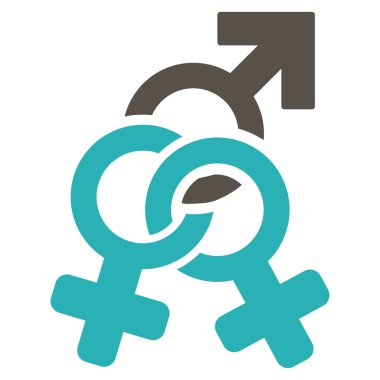 Çift Kişilik metresi düz vektör simgesi