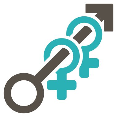 Harem düz vektör simgesi