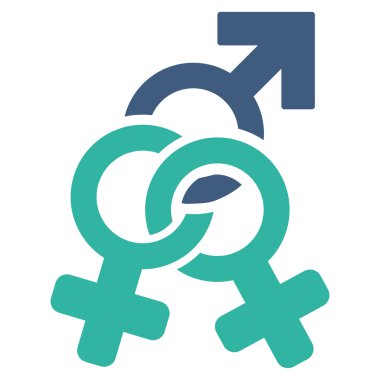 Çift Kişilik metresi düz vektör simgesi