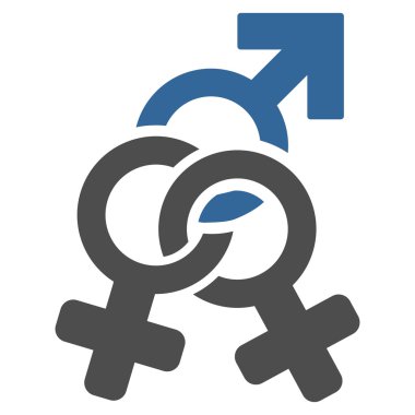 Çift Kişilik metresi düz vektör simgesi