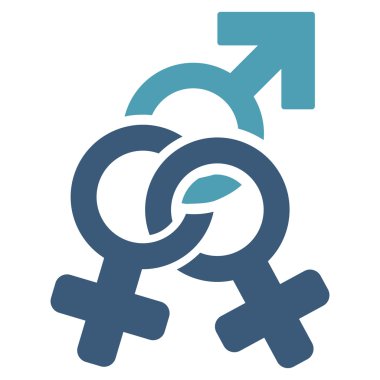 Çift Kişilik metresi düz vektör simgesi