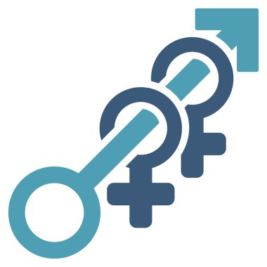 Harem düz vektör simgesi